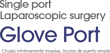 Single port laparoscopic - surgery Glove Port.